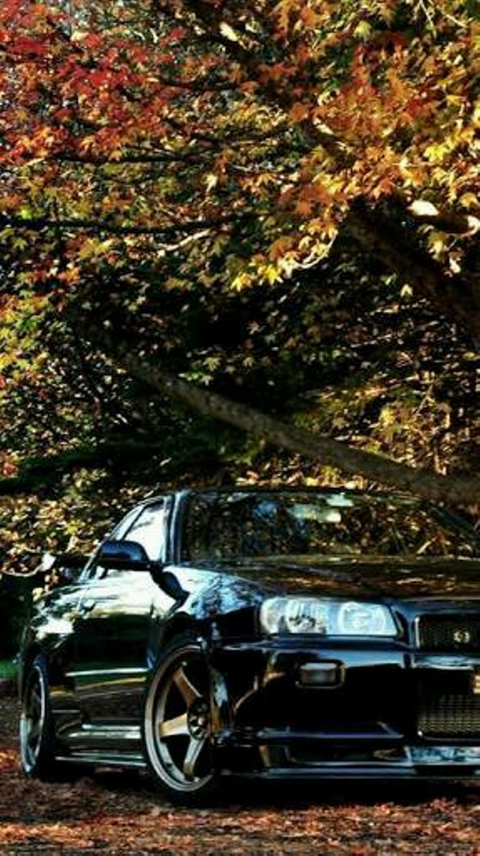 Nissan skyline gtr r34 fitted phone wallpaper