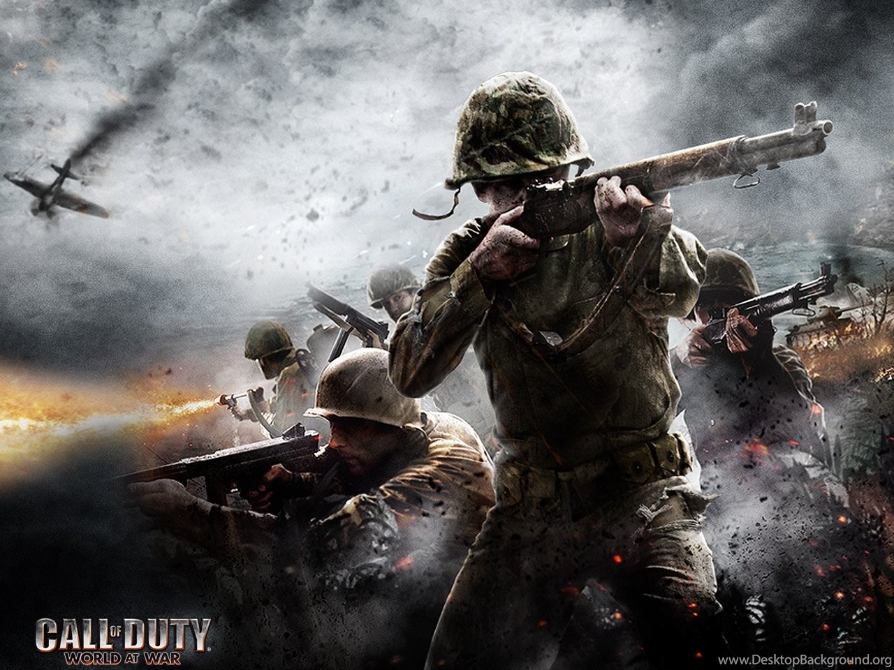 Awesome Call Of Duty World At War HD Wallpaper Free Download Desktop Background