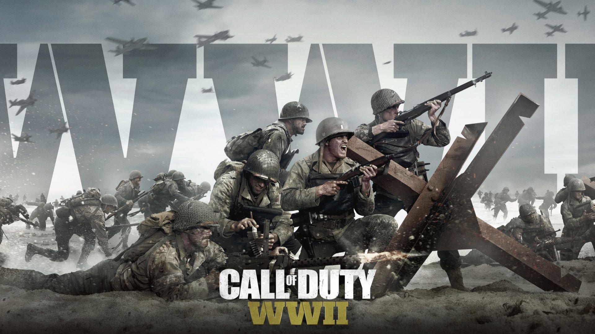 Desktop Wallpaper Call Of Duty Wwii, Soldiers In War Field, HD Image, Picture, Background, Crj1 N