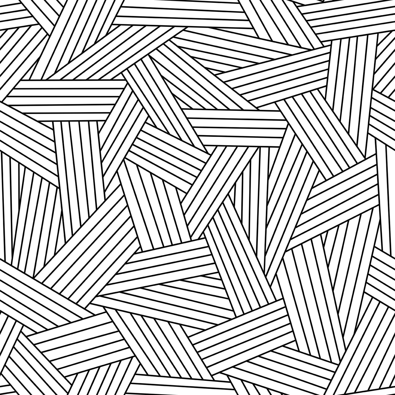 Black And White Cross Lines Pattern Linear Design HD Wallpaper