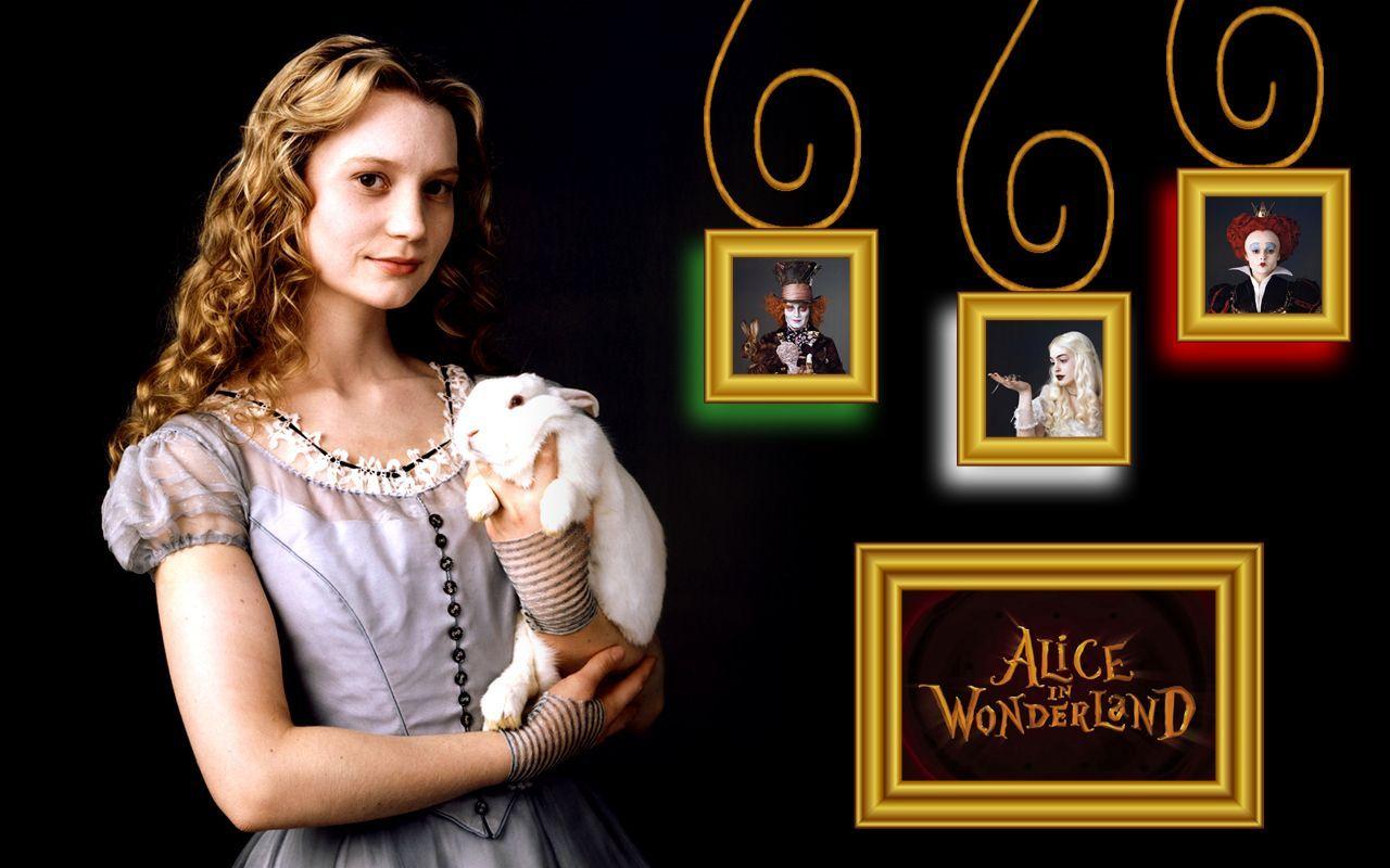 Alice Wallpaper Frames in Wonderland 2010