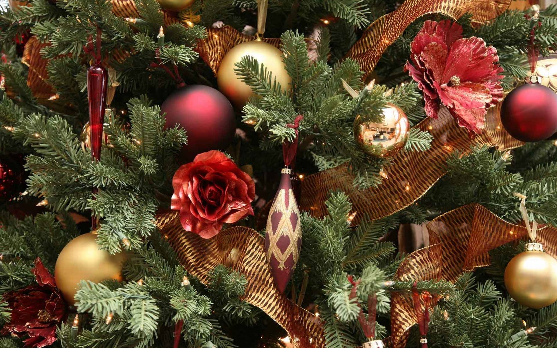 Christmas tree holiday wallpaper Wide or HD