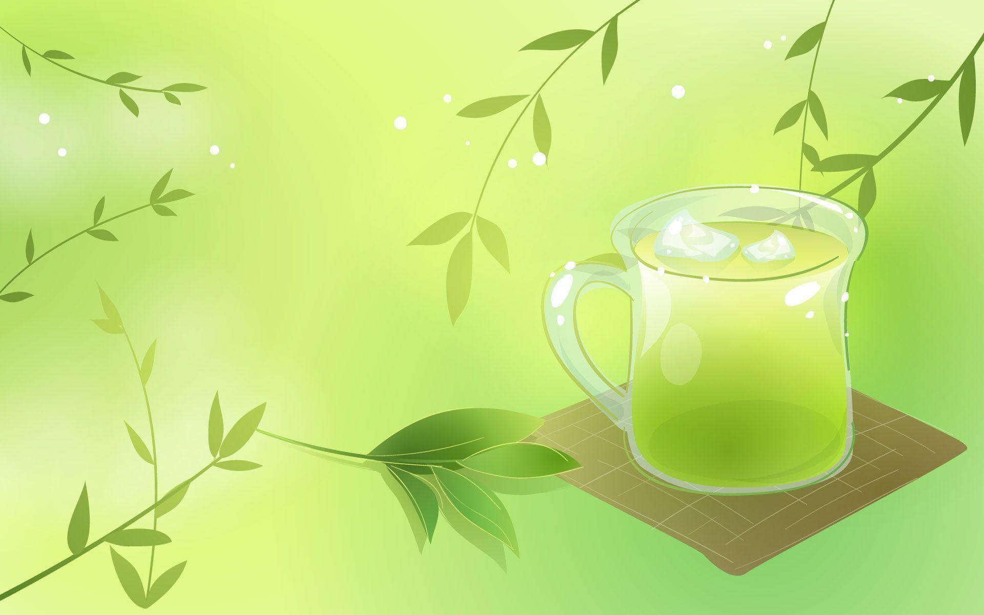 The Icy Green Tea Wallpaper Wallpaper 24258