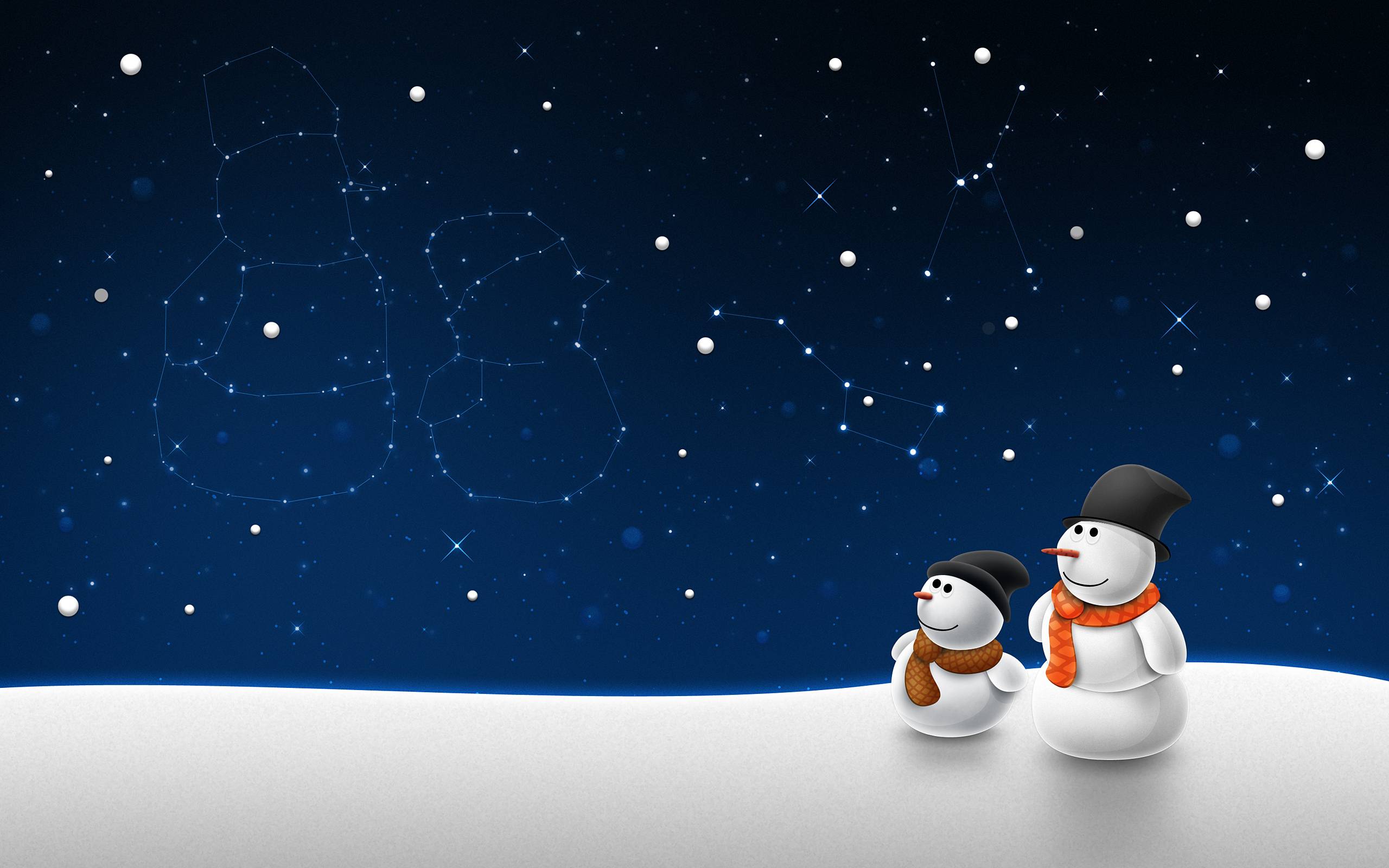 Nature Cute Christmas Snow Animals Desktop Background Christmas
