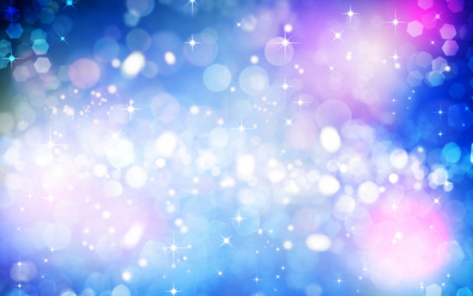 Abstract Wallpaper: Exciting Sparkling Circles and Stars Background