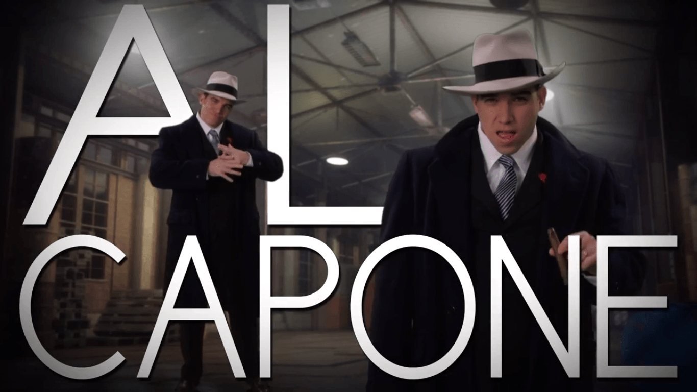 Download Al Capone Black Art Wallpaper  Wallpaperscom