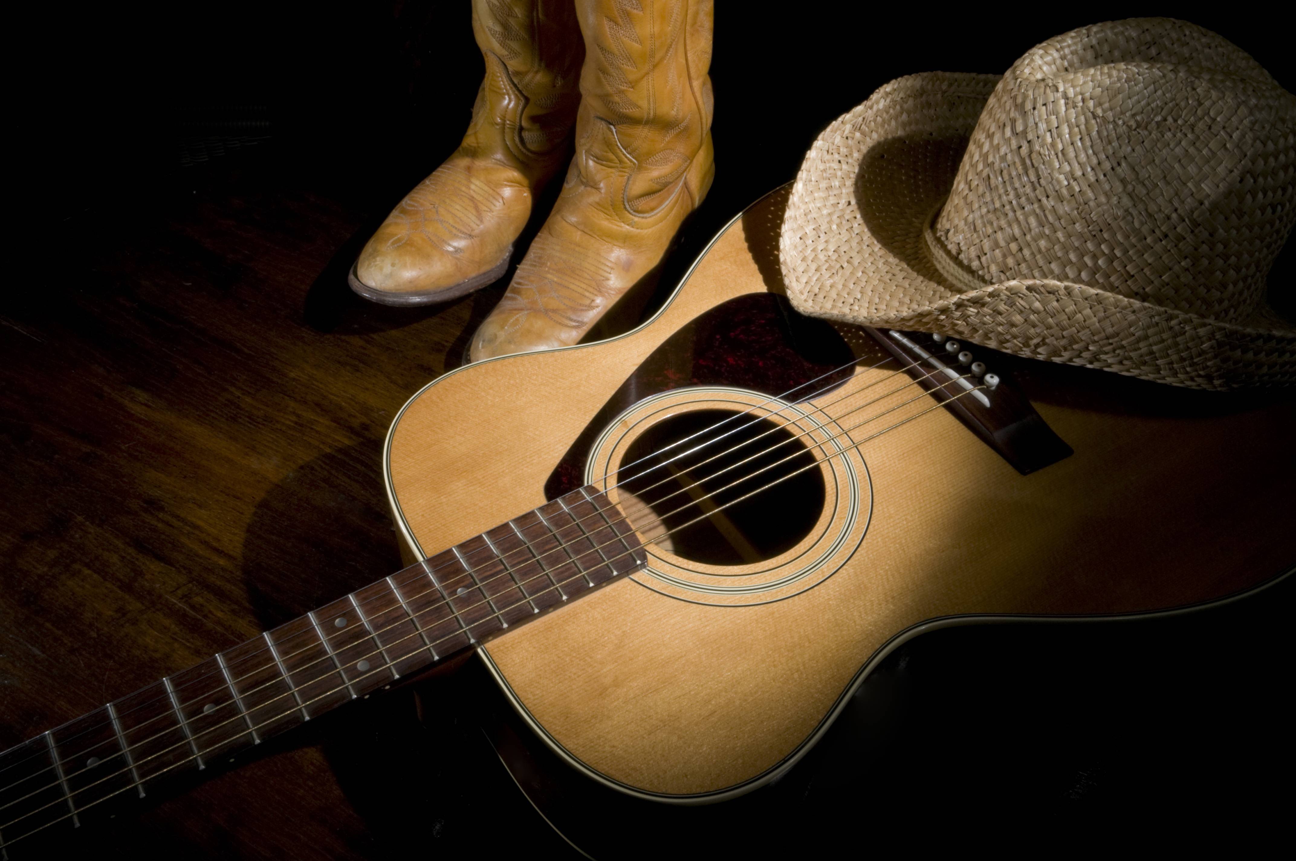 Country Music Guitar Wallpaper