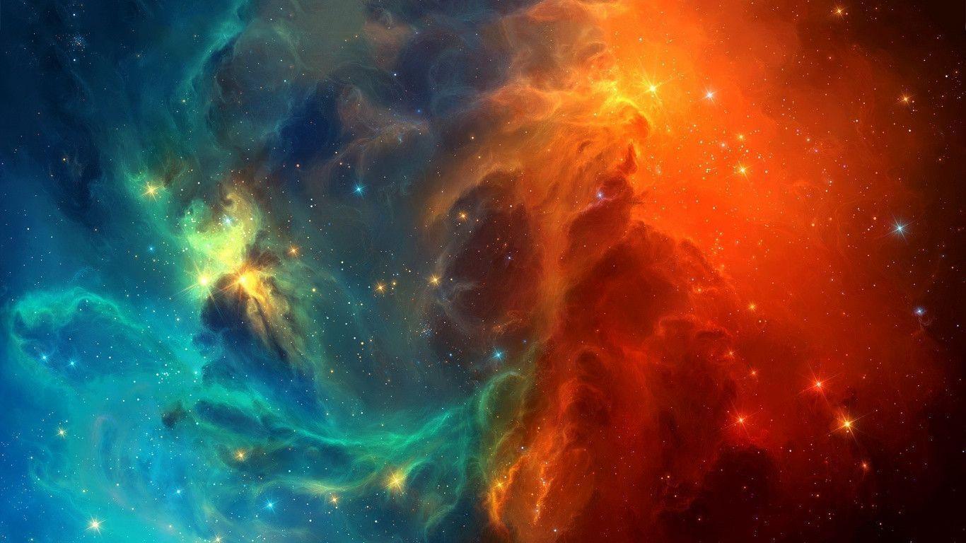 1366x768 Space nebula stars Wallpapers
