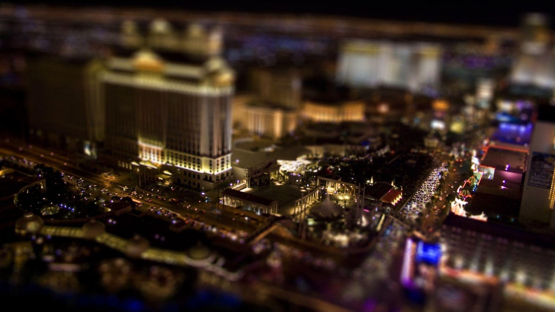 Las Vegas By Night HD Widescreen Wallpapers