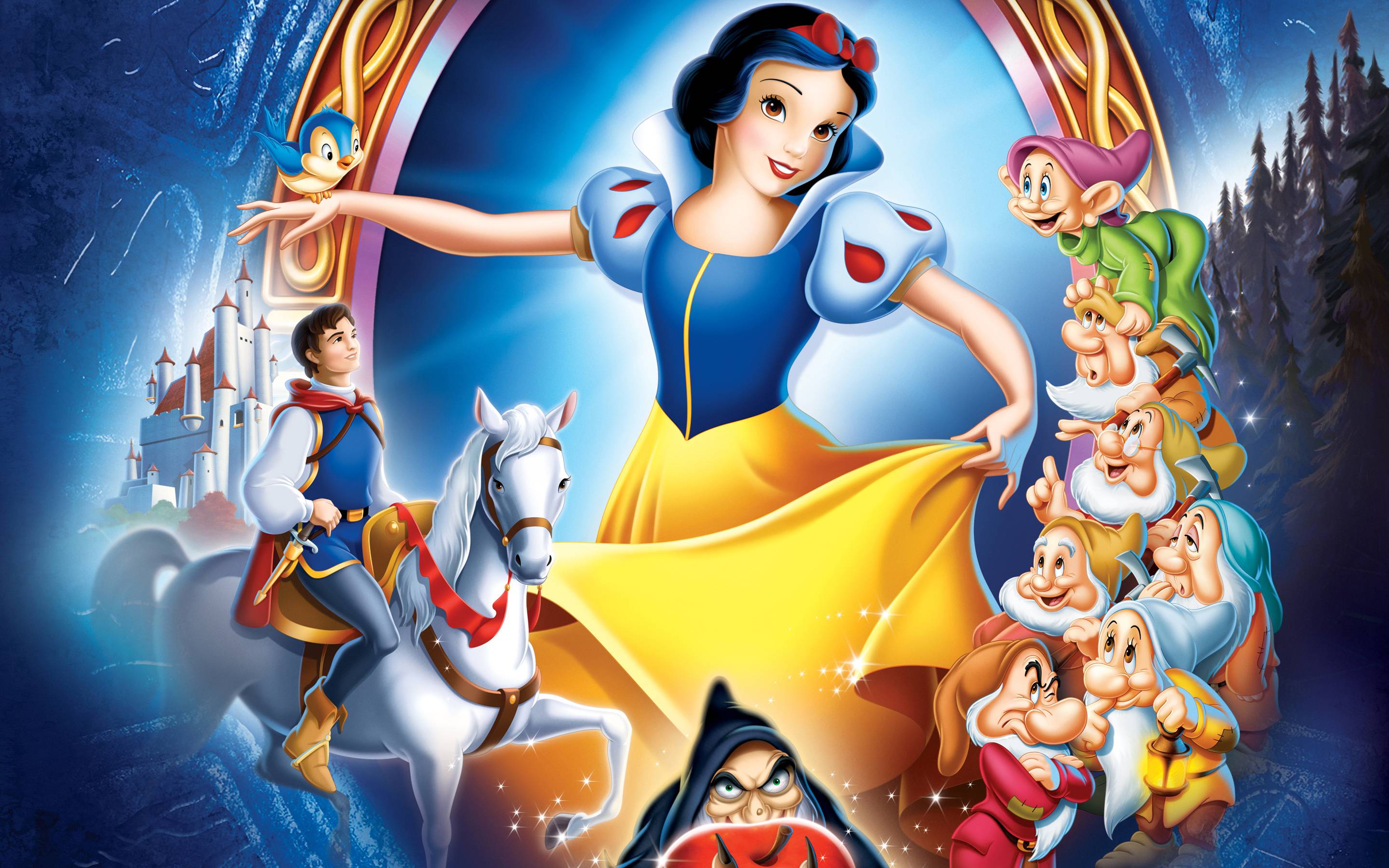 Disney Cinderella And The Seven Dwarf in Cartoons