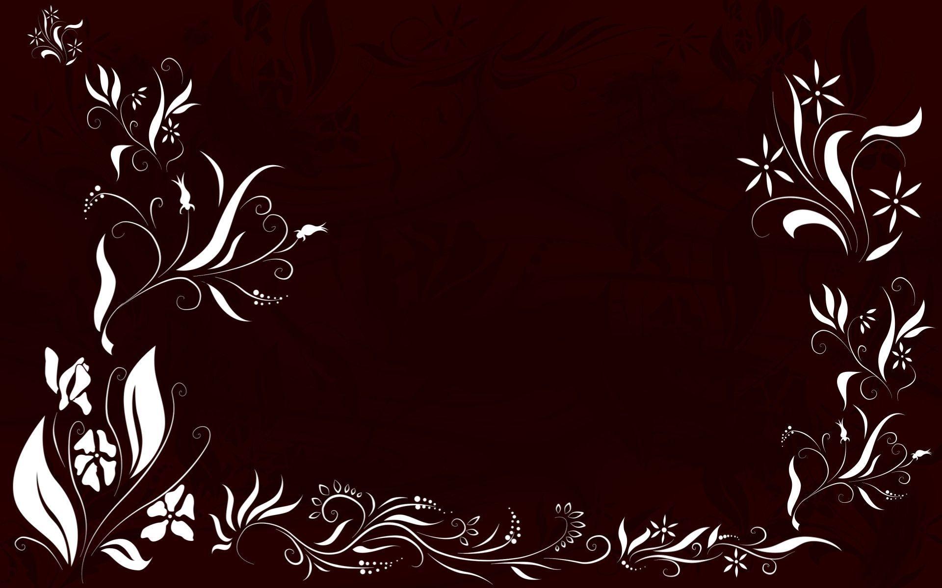 Floral Wallpaper Hd: Red Floral Art HD Wallpaper. .Ssofc