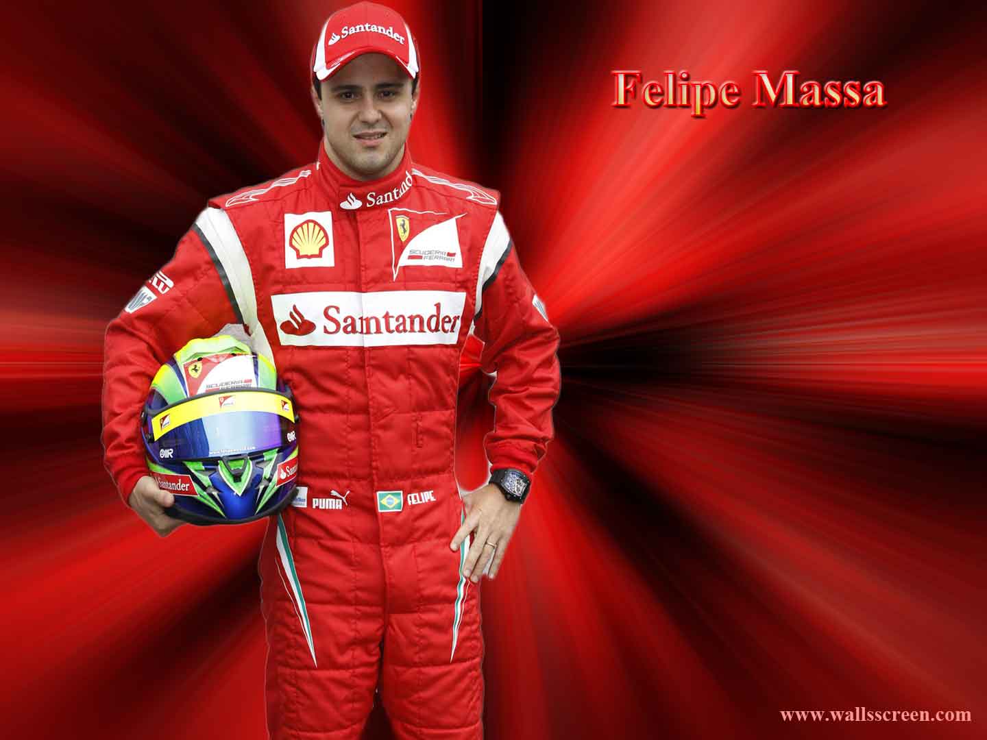 Free Wallpaper Massa F1 Scuderia Ferrari wallpaper