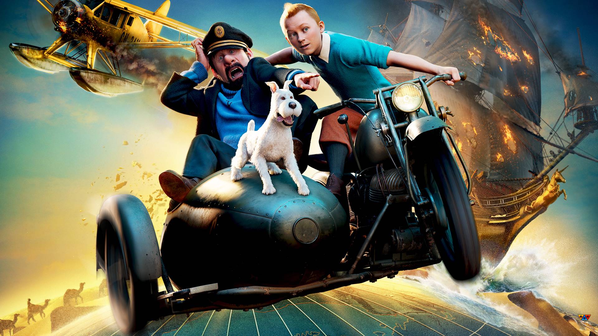 Tintin and Friends Exclusive HD Wallpaper #