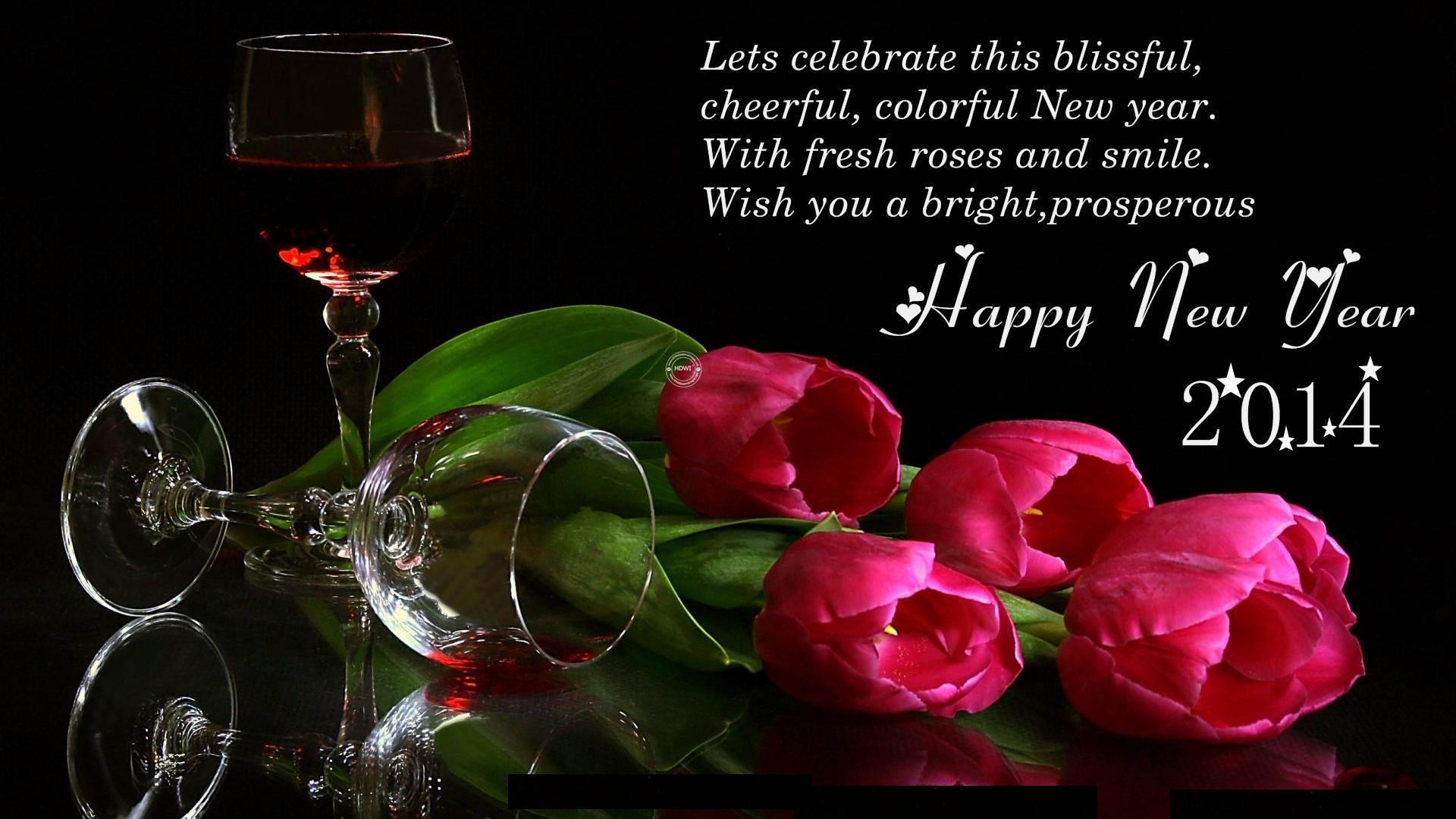 Quotes New Year 2014 Background Wallpaper