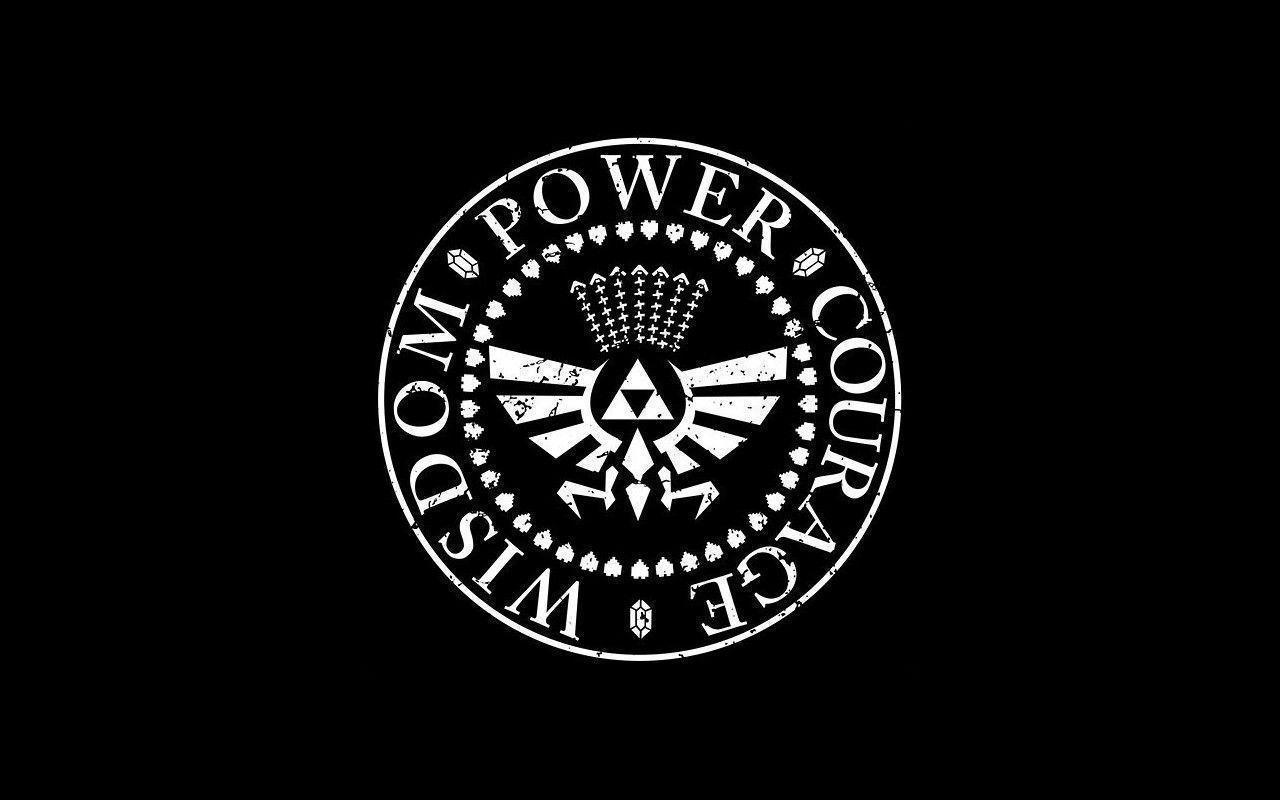 The Image of Zelda Power Courage Triforce The Legend Of Zelda