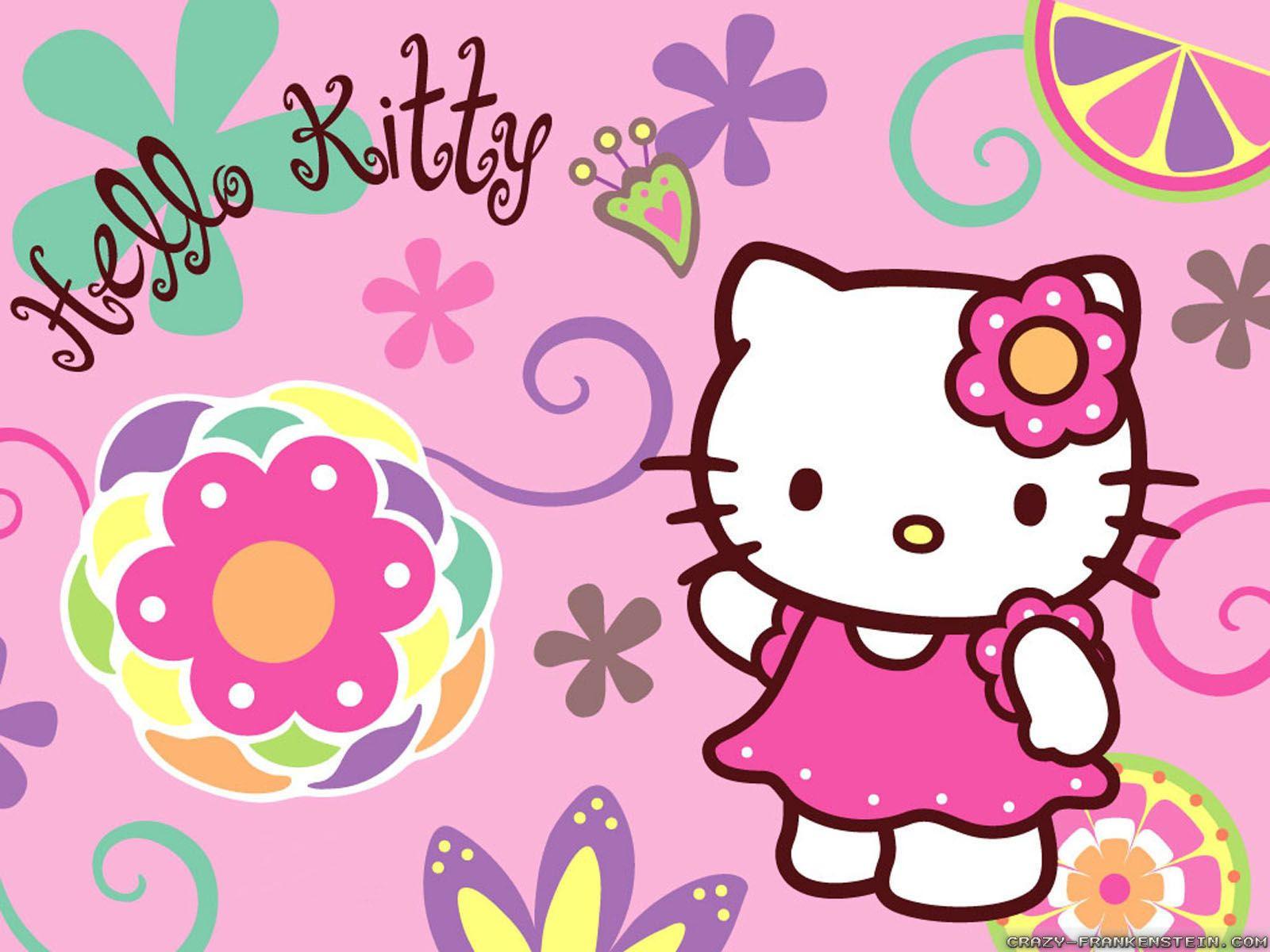 Download Hello Kitty Crazy Frankenstein Wallpaper 1600x1200. Full