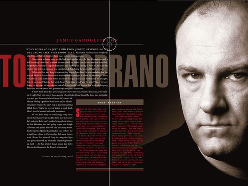 Interview Gandolfini Tony The Sopranos backgrounds in 1024x768