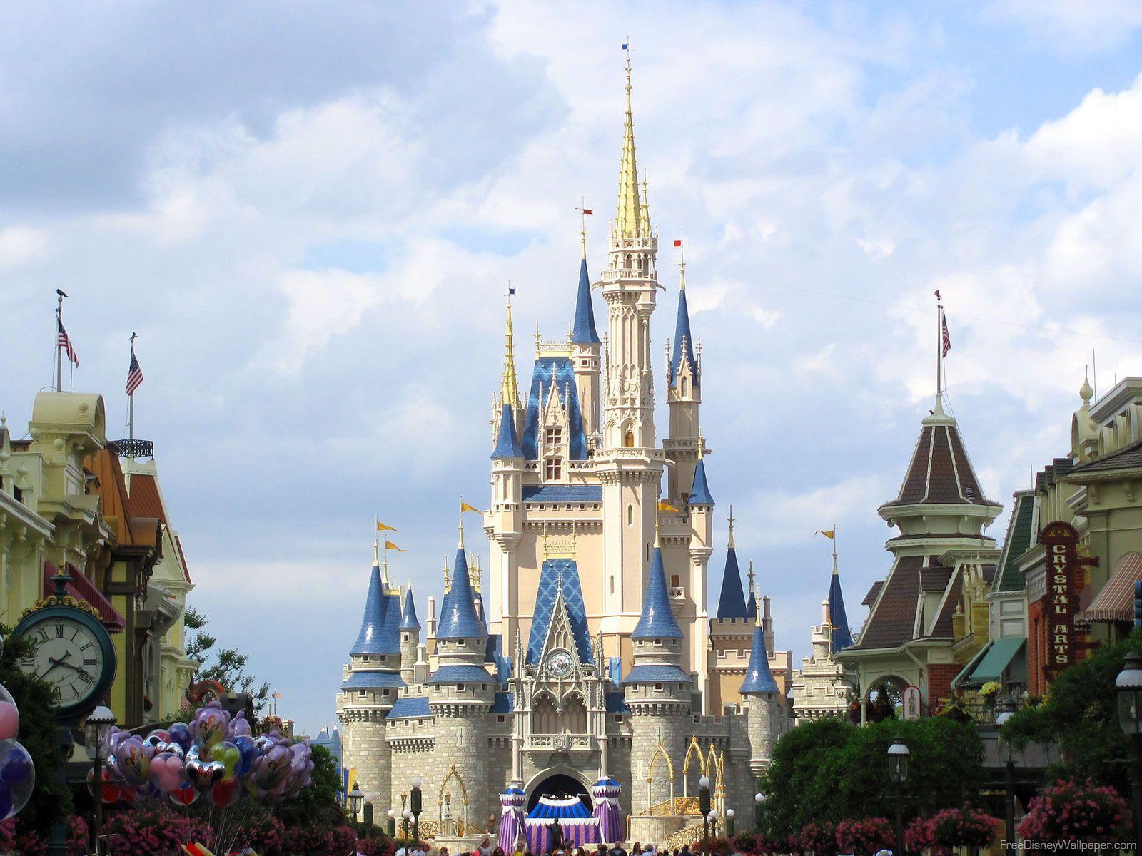 disney world castle wallpaper