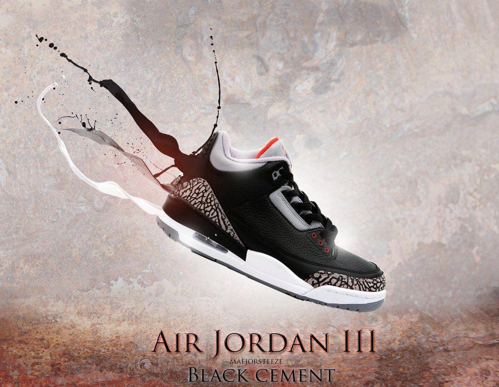 Air Jordan III (Black Cement)