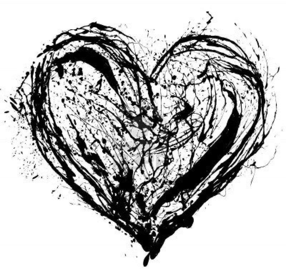 Black And White Heart Backgrounds - Wallpaper Cave
