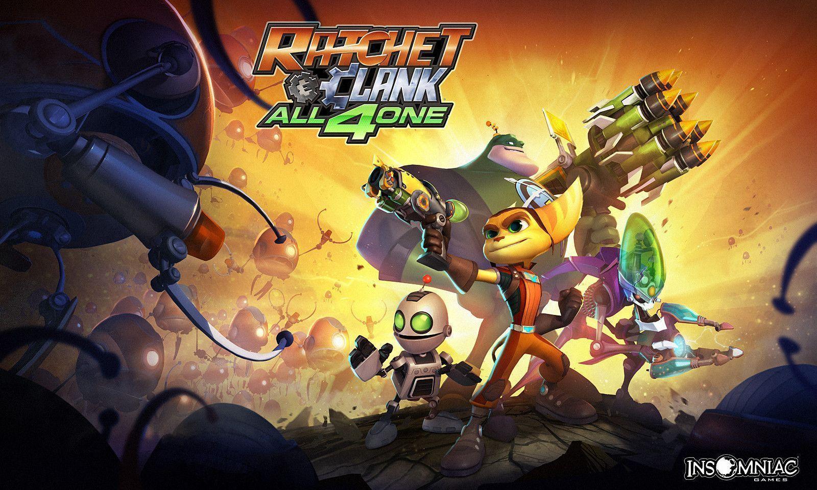 Wallpaper from Ratchet & Clank, All 4 One Galaxy