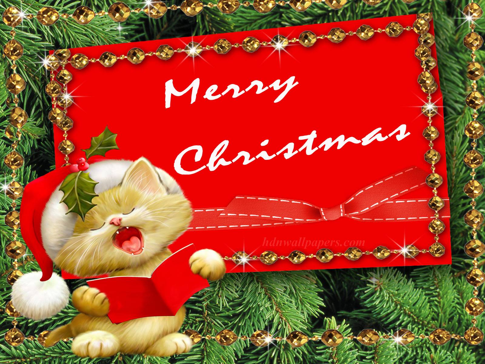 Merry Christmas Live HD Wallpaper Free Download