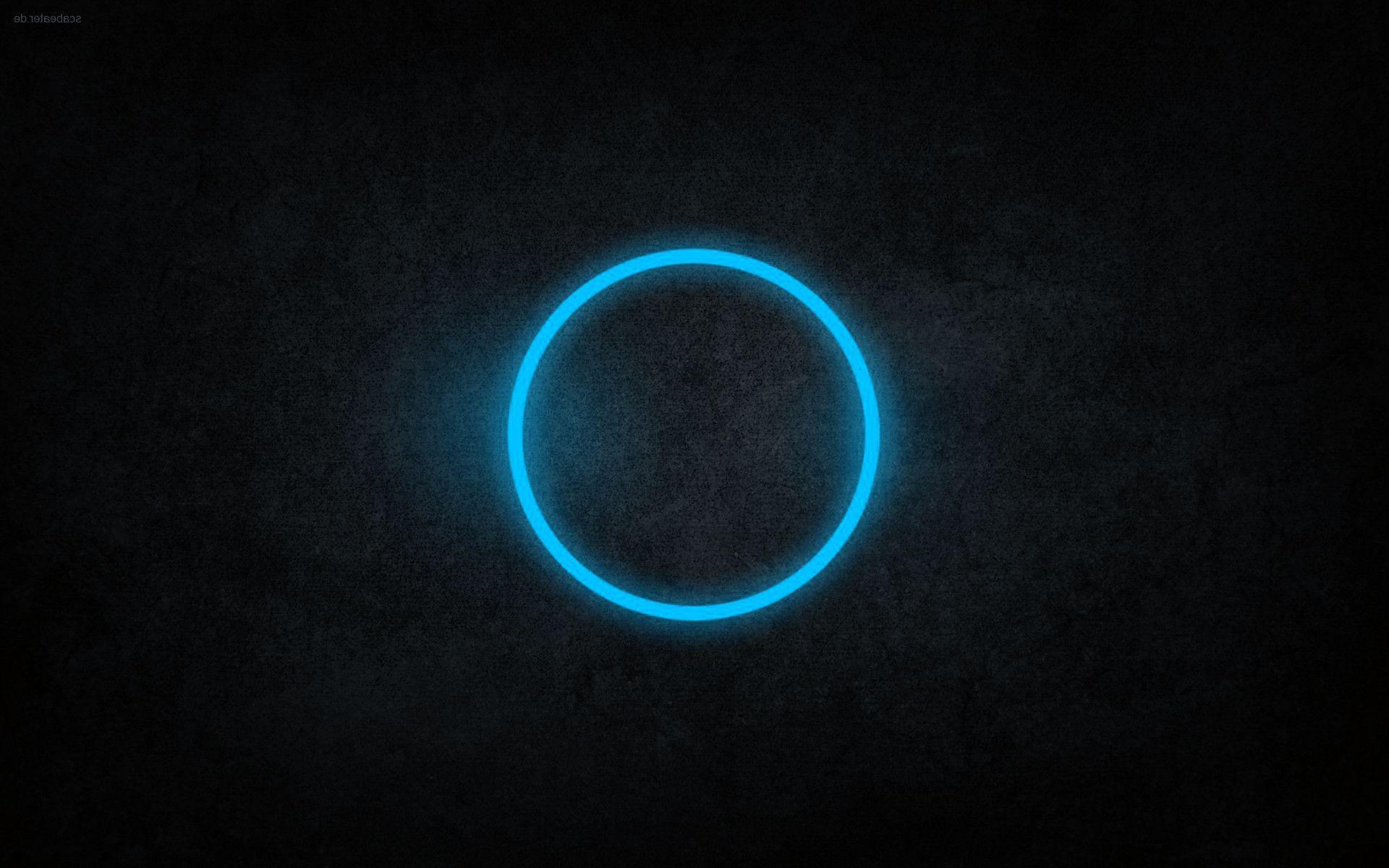 Glowing Blue Ring Abstract Wallpaper 1920x1200 px Free Download