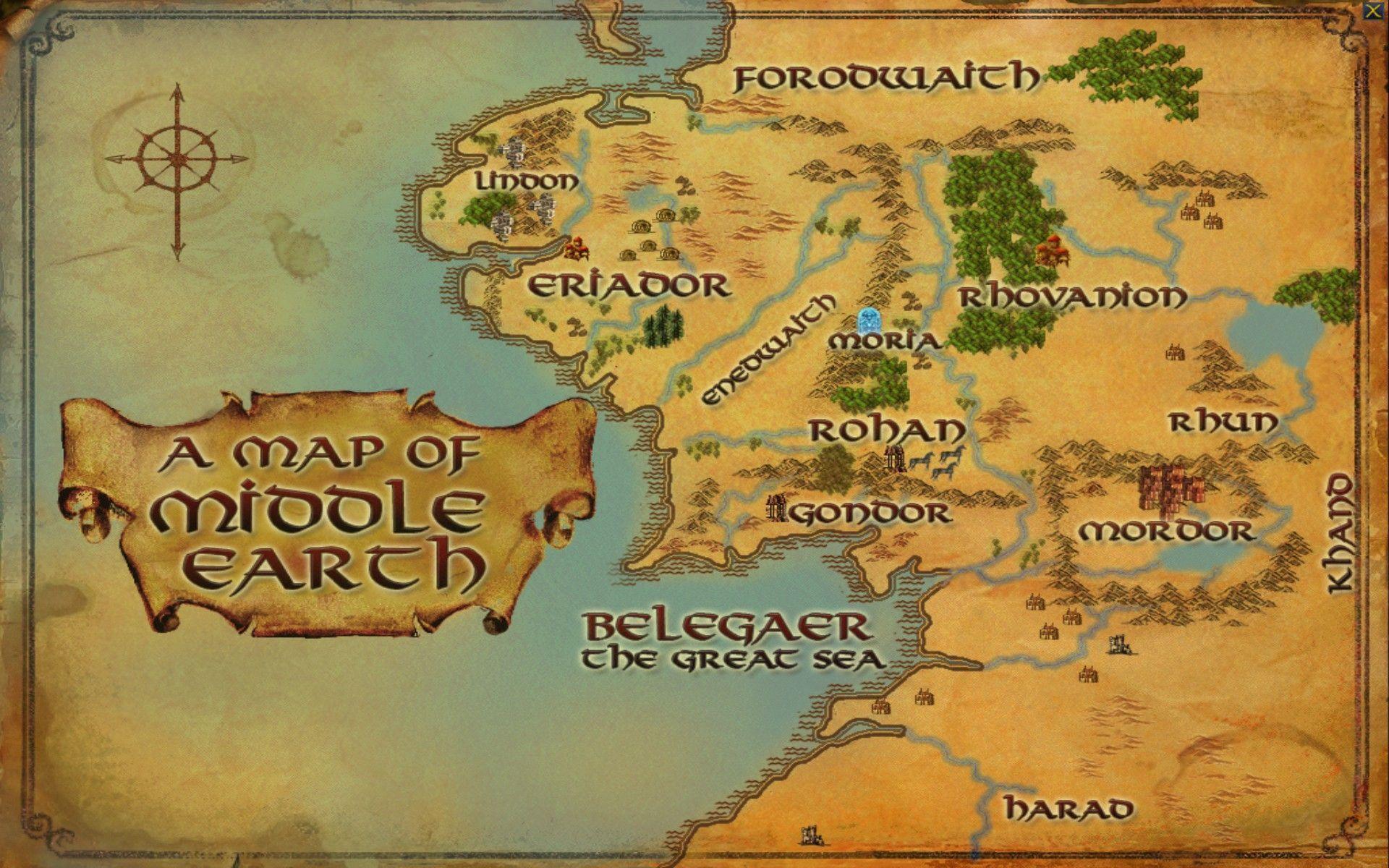 New Map of Middleearth for lotro?