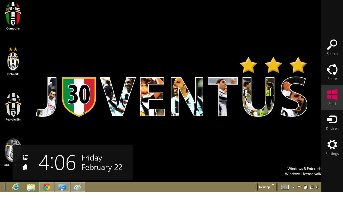 Juventus Windows 7 And 8 Theme