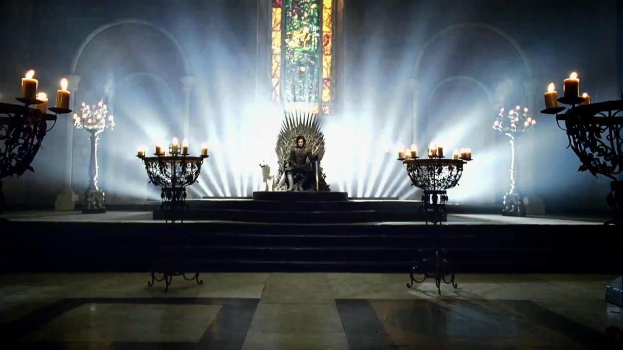 Jon Snow on Iron Throne Snow Photo