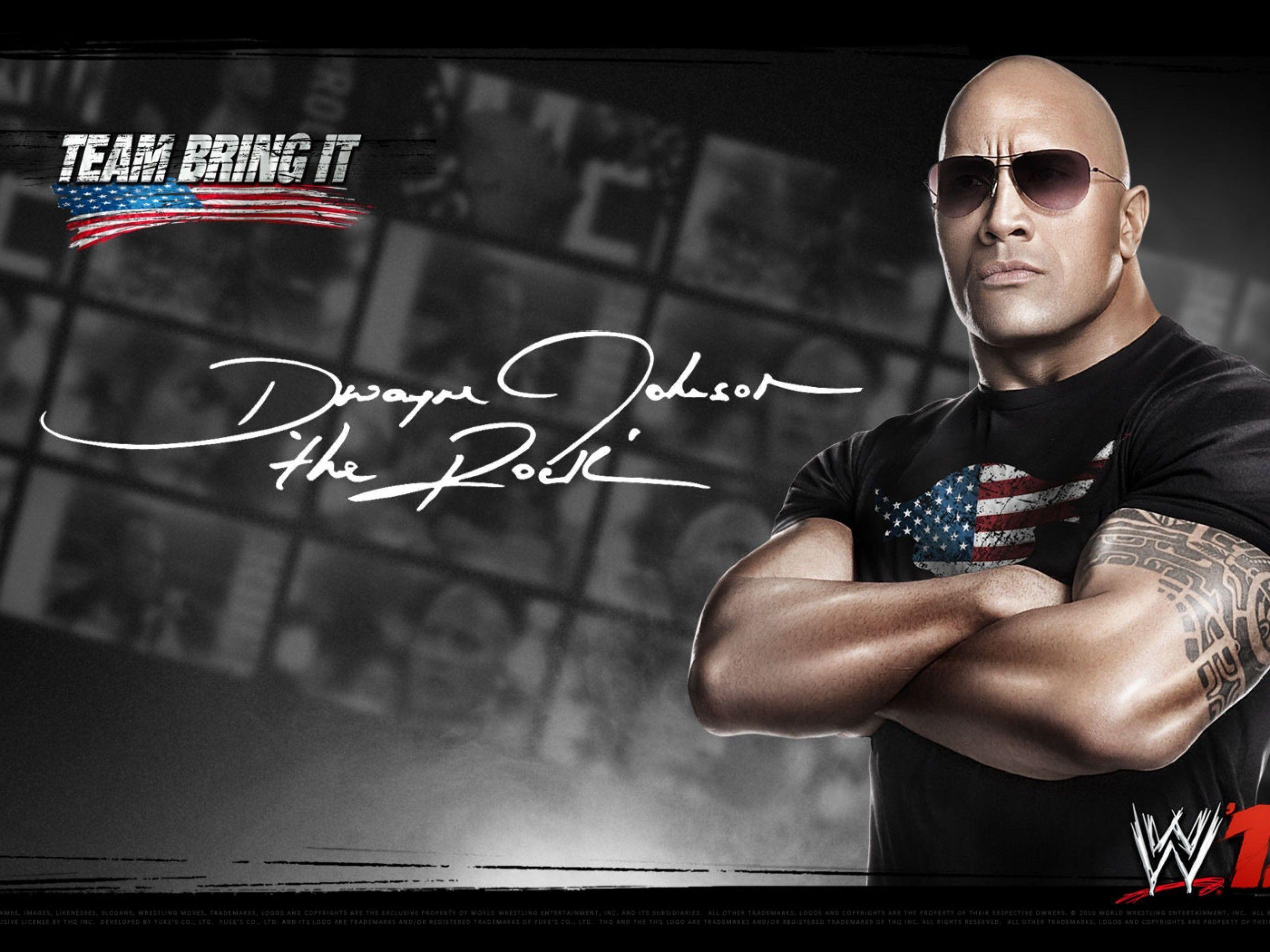 The Rock Wwe Wallpaper: Wwe HD Wallpaper Pc Desktop Dowload Free