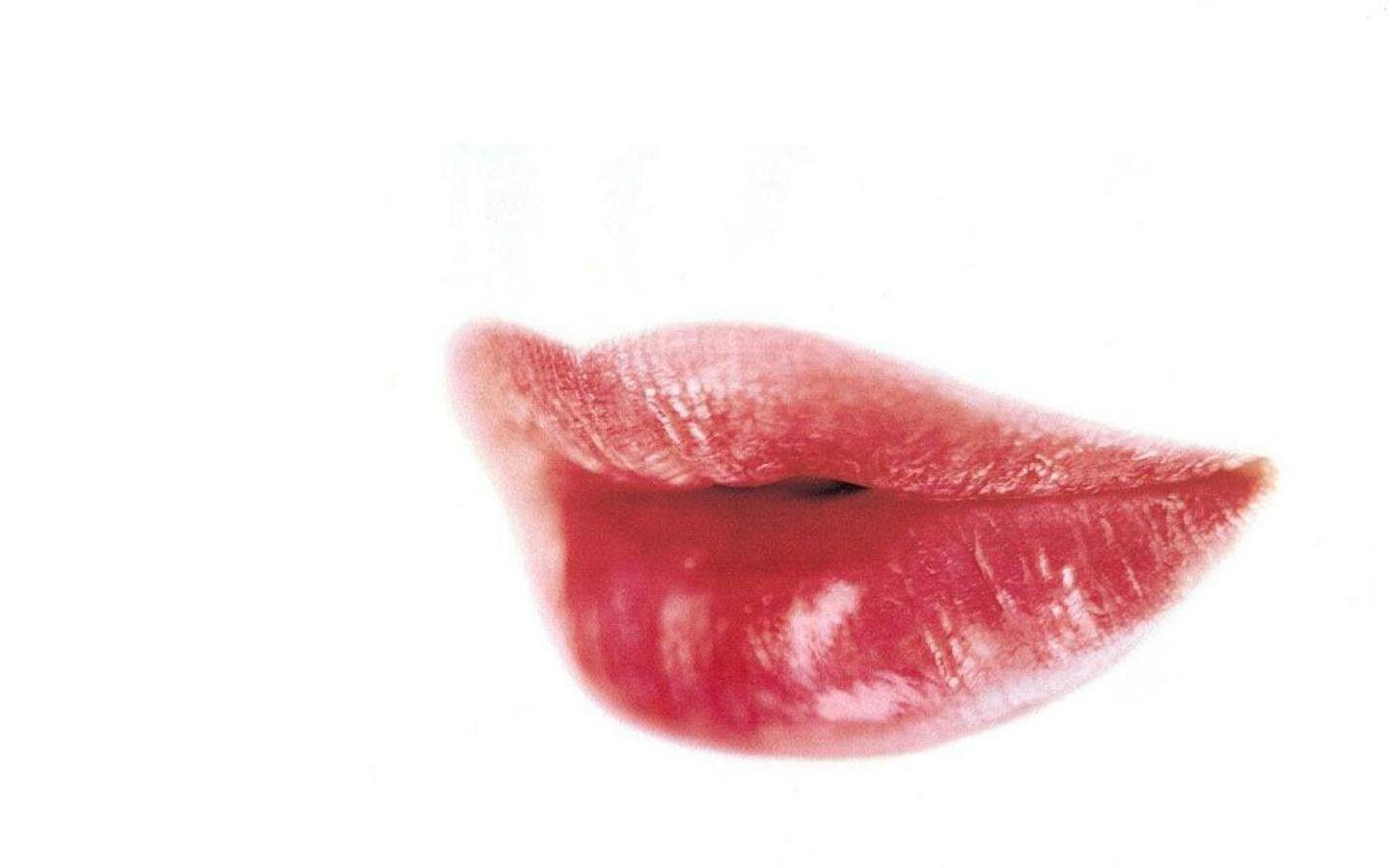 Wallpaper For > Red Lips Wallpaper