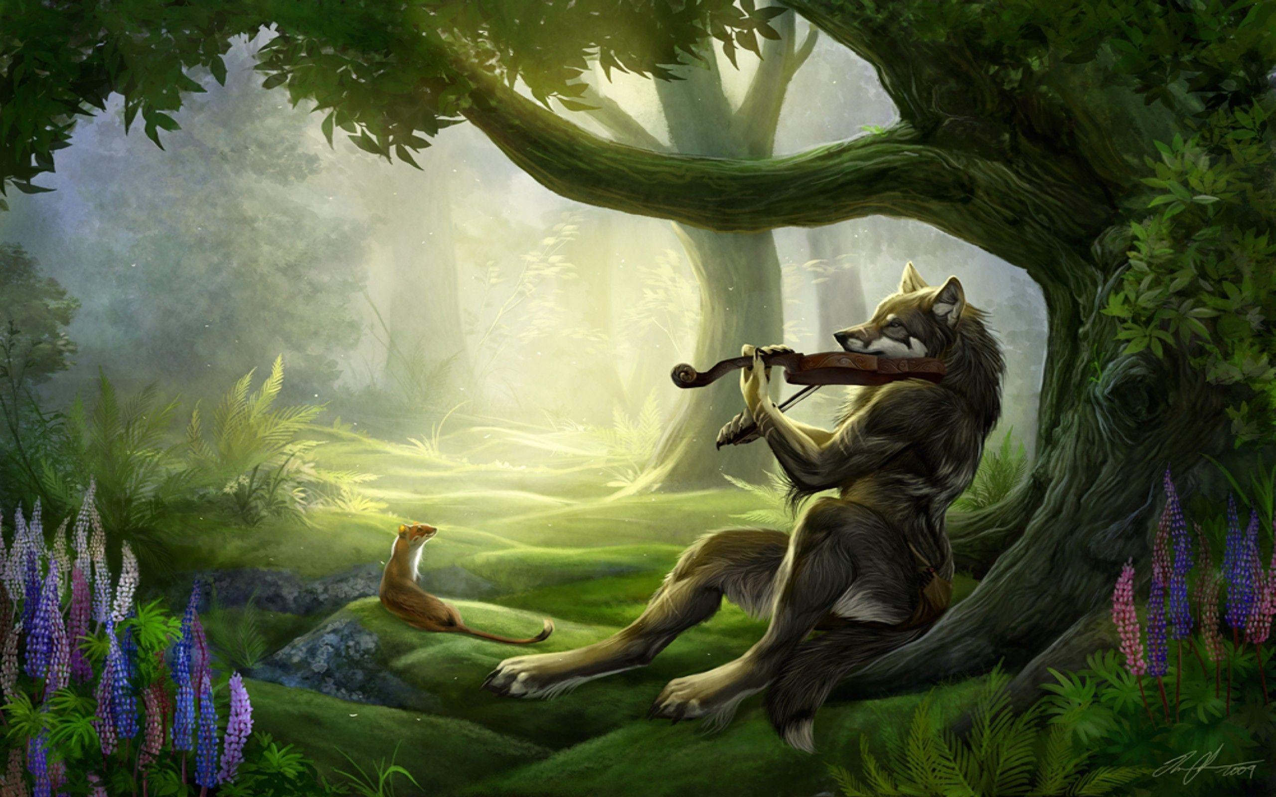 Fantasy Wolf Wallpapers - Wallpaper Cave
