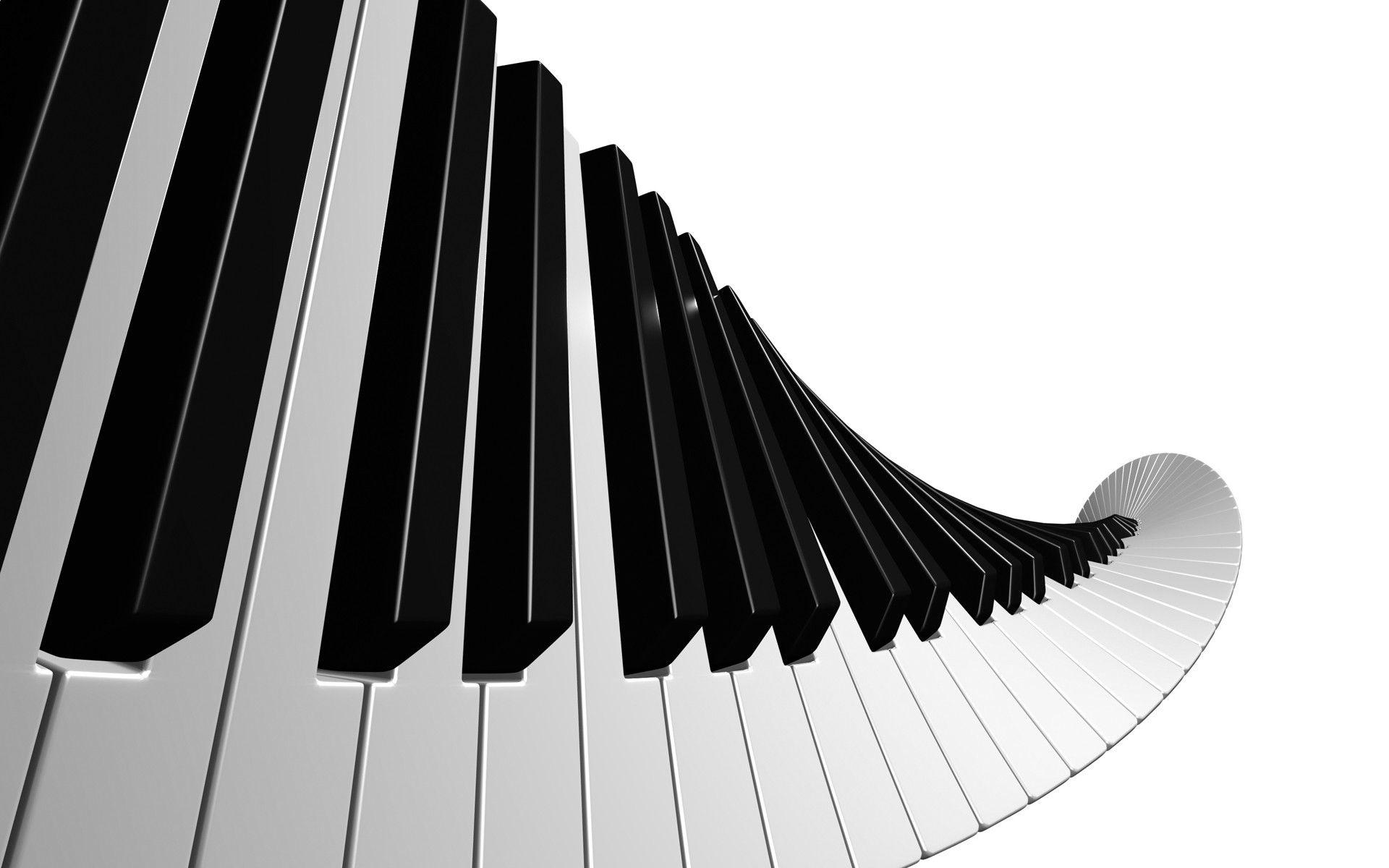 Art Love Music Piano Visual Paradox Keyboard Wallpaper