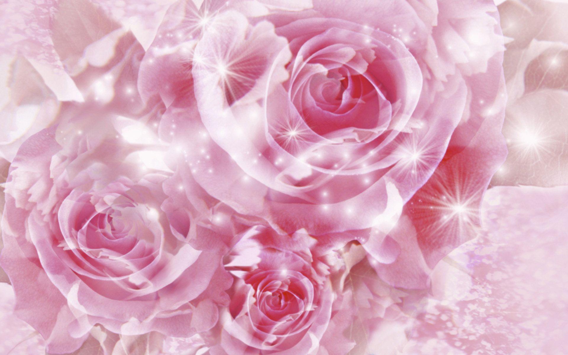 Pretty Pink Rose Wallpaper