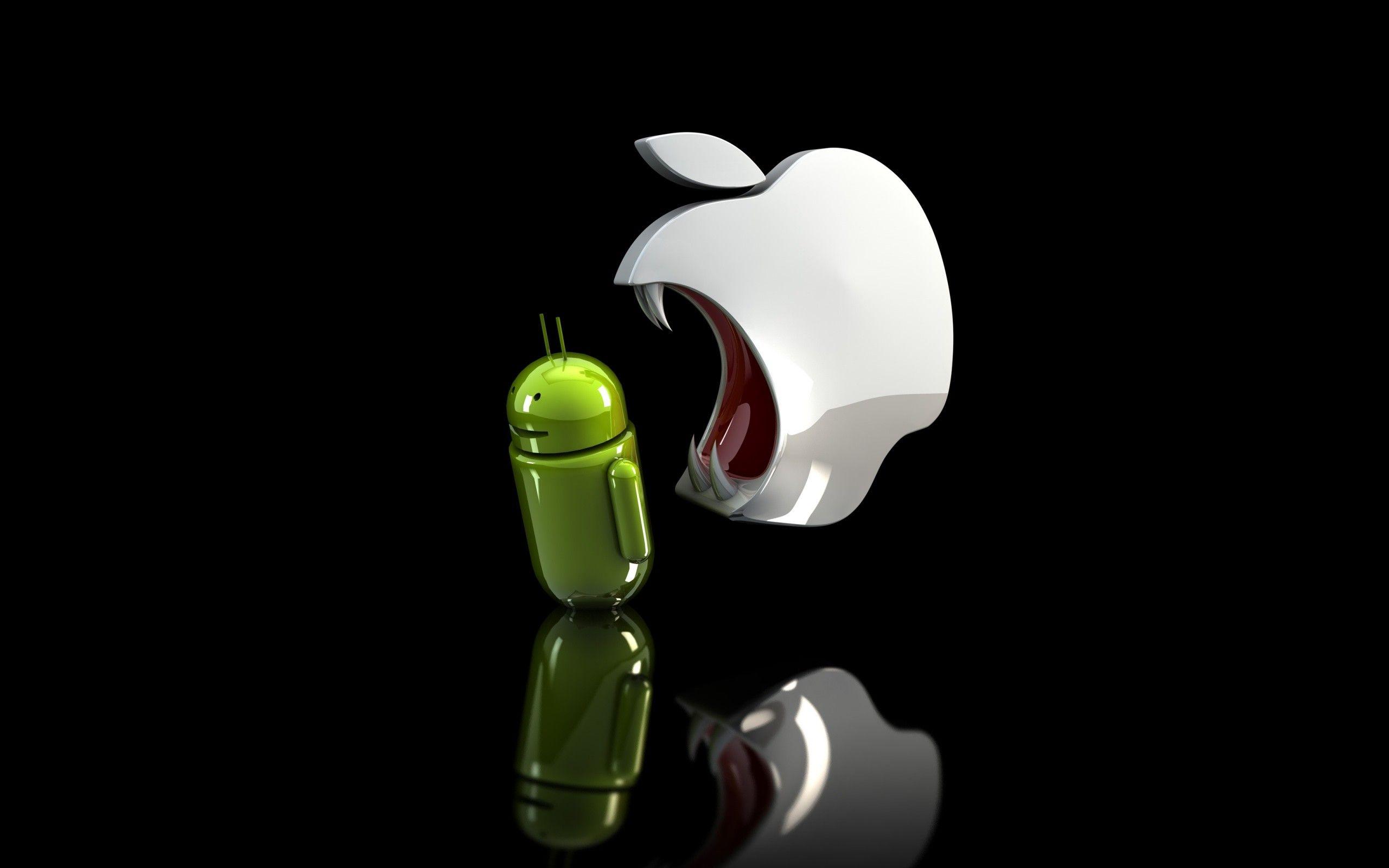 Wallpapers Android Vs Apple Hd T