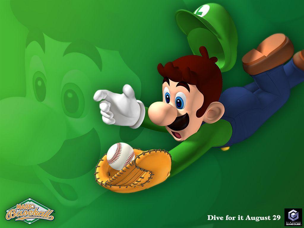 Mario Superstar Baseball Luigi