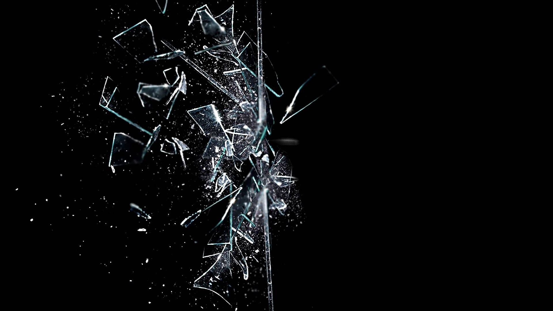 broken glass background