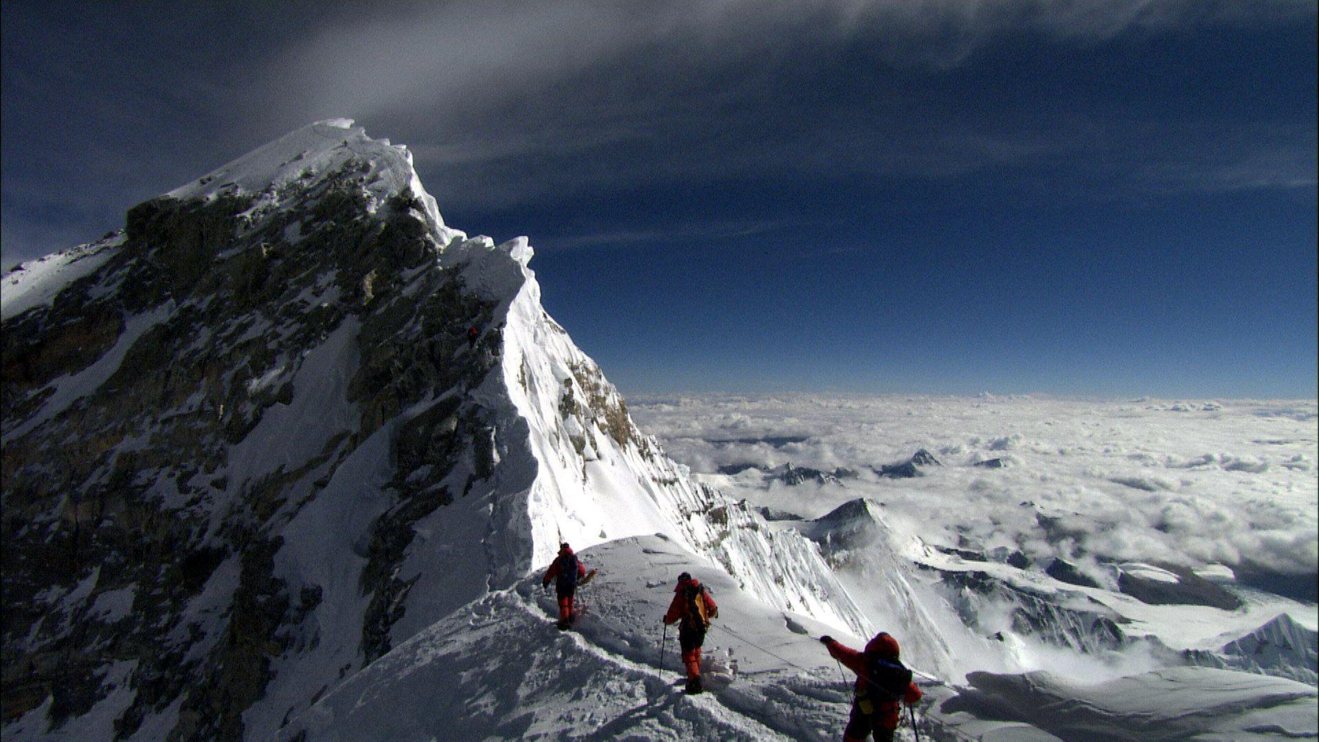 Mount Everest big summit point HD Wallpaper Landscape Wallpaper