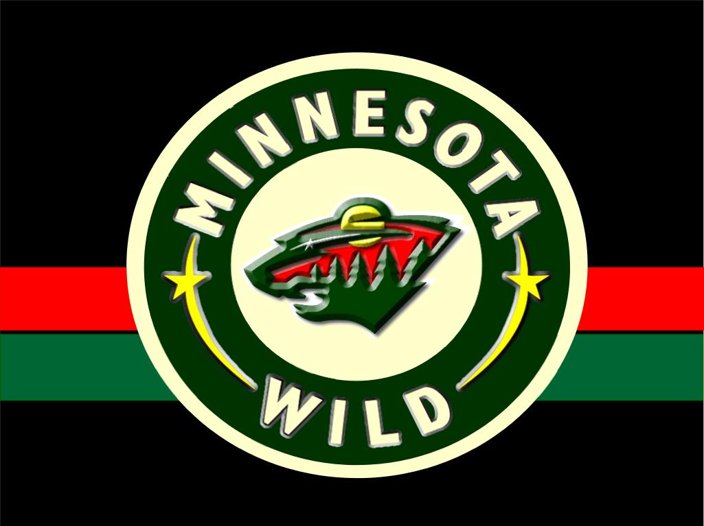 Download Minnesota Wild Green Rays Wallpaper