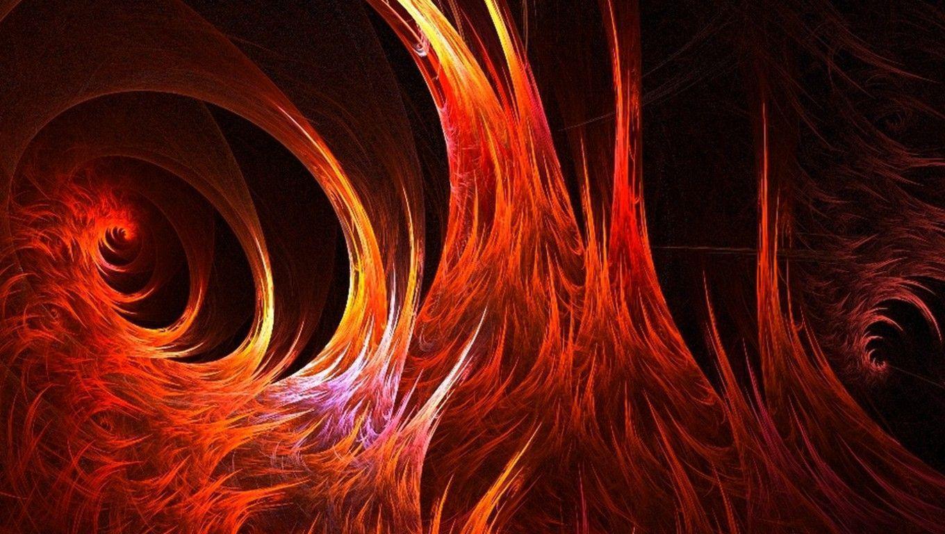 Wallpaper For > Red Flame Wallpaper