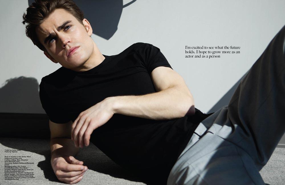 Paul Wesley Exclusive. DA MAN Magazine Your Own Style!