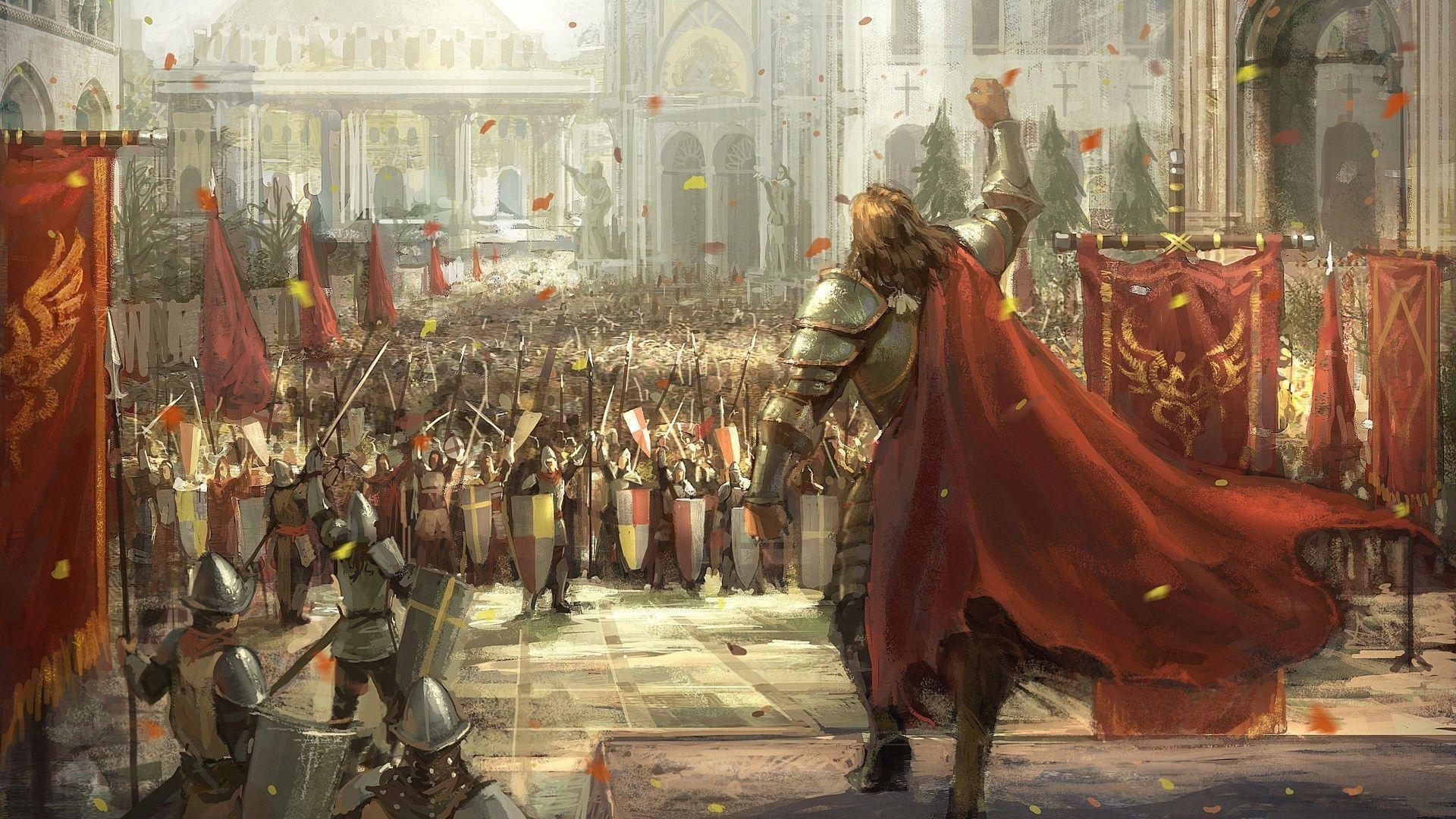 image For > Medieval Knight Artwork