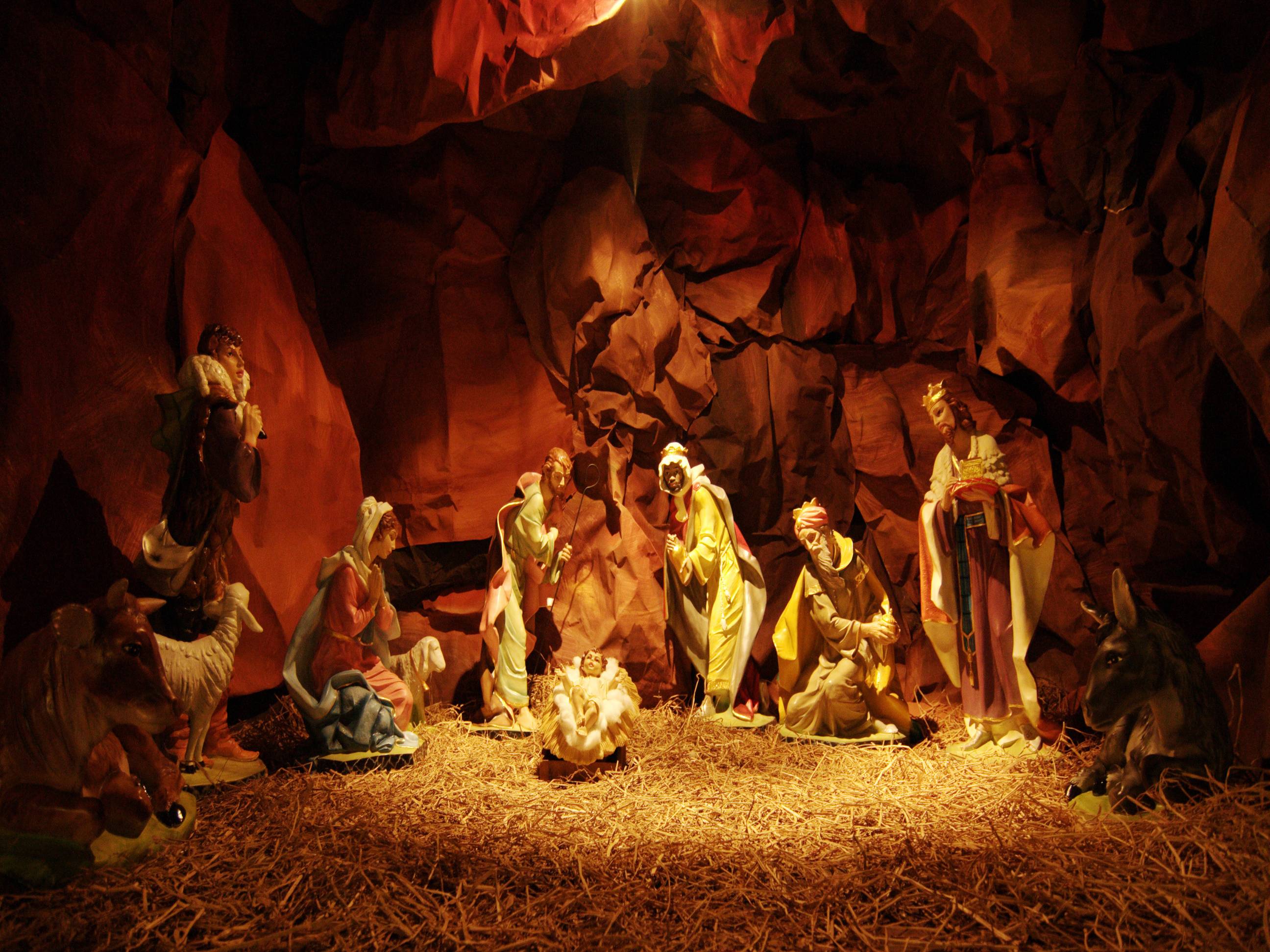 download nativity scene wallpaper