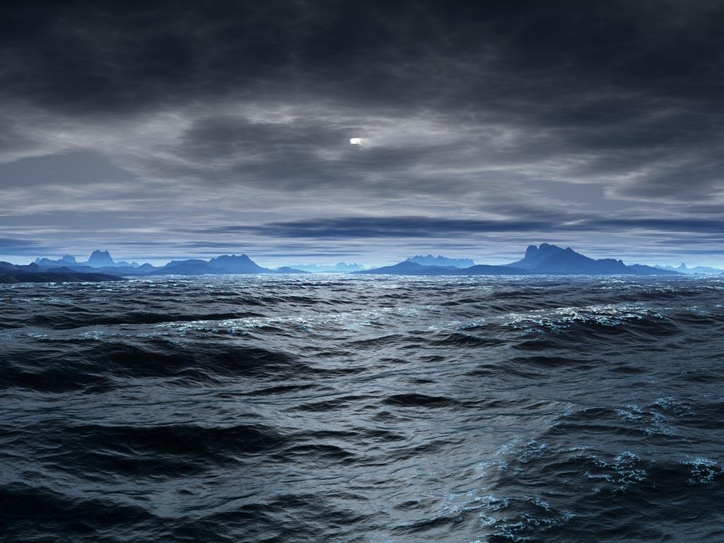 Stormy Ocean Wallpaper Desktop Background