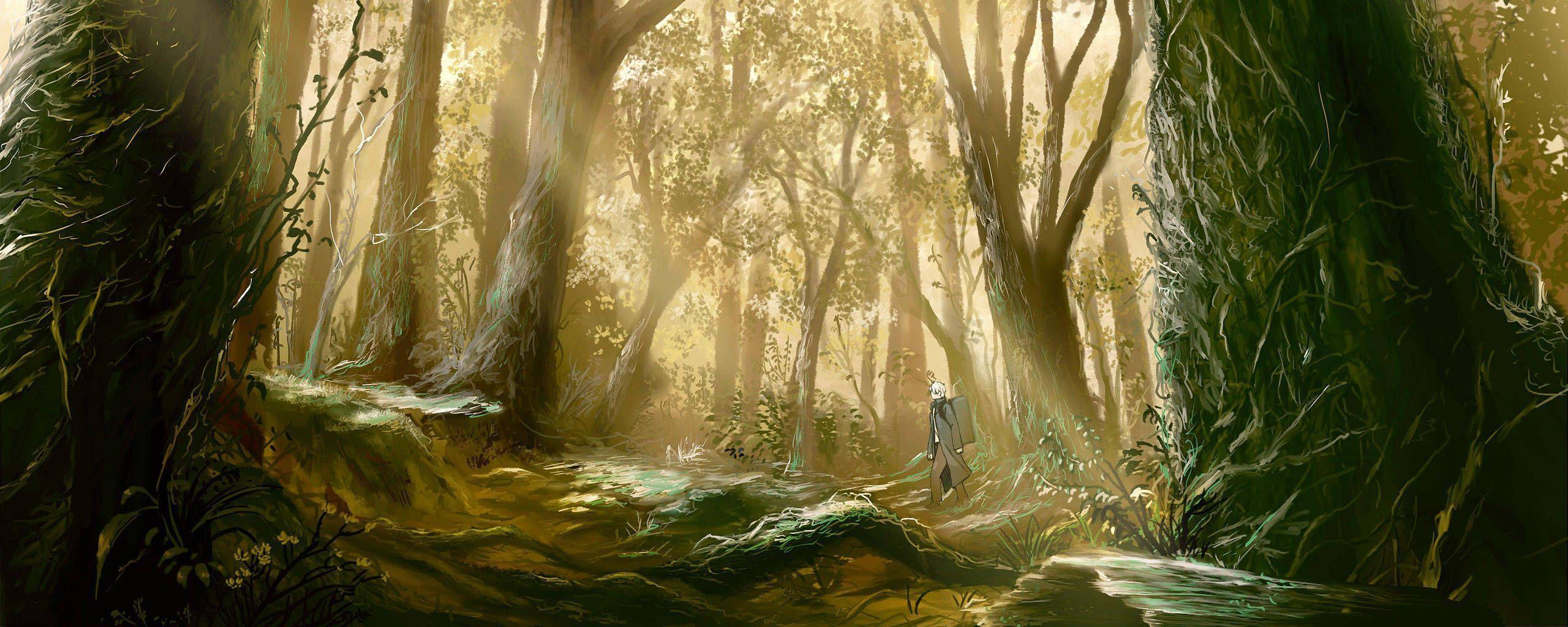 Trees Mushishi 2560×1024 Wallpaper 619738