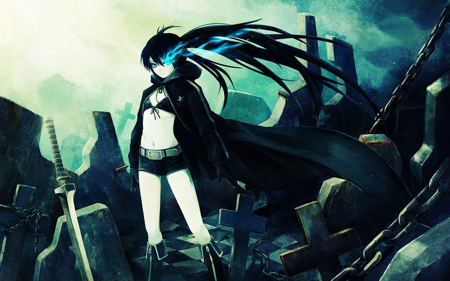 Featured image of post Black Rock Shooter Desktop Wallpaper : 1920x1200 black rock shooter wallpaper background image.