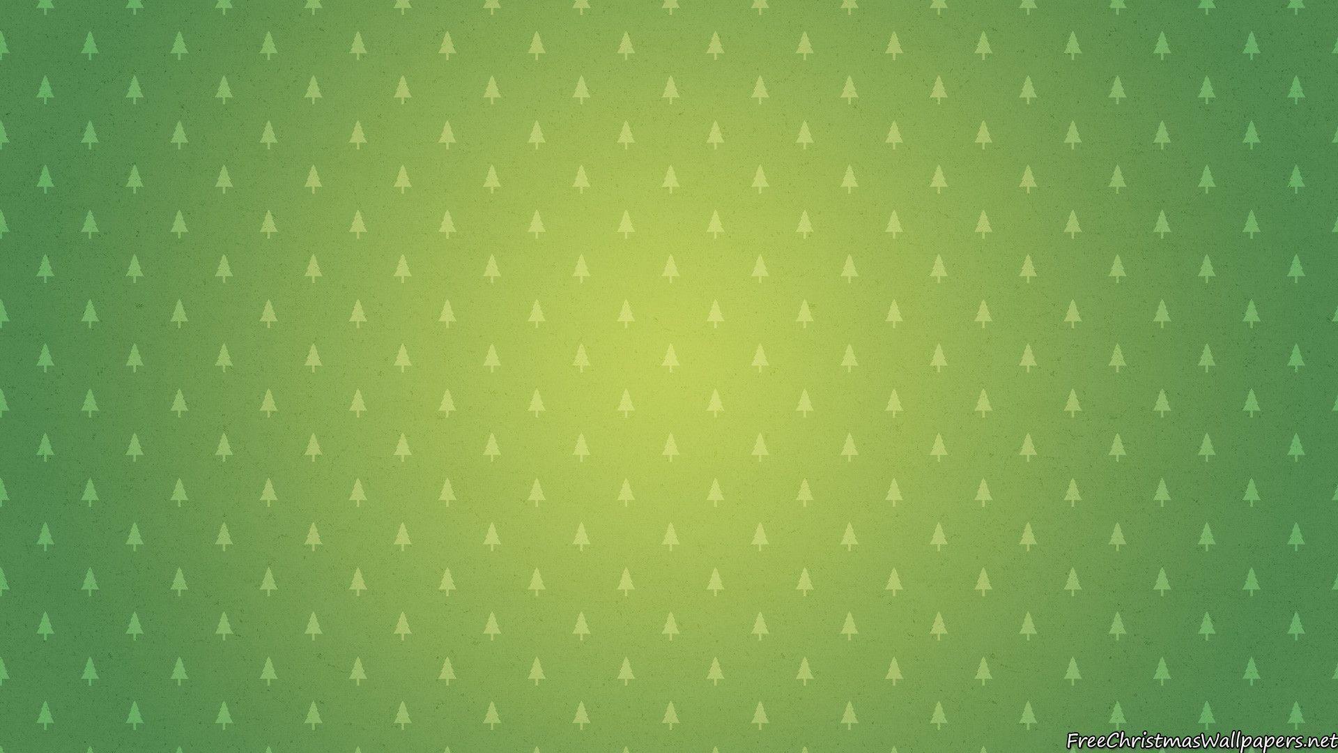 Green Christmas Minimalist Background Wallpaper