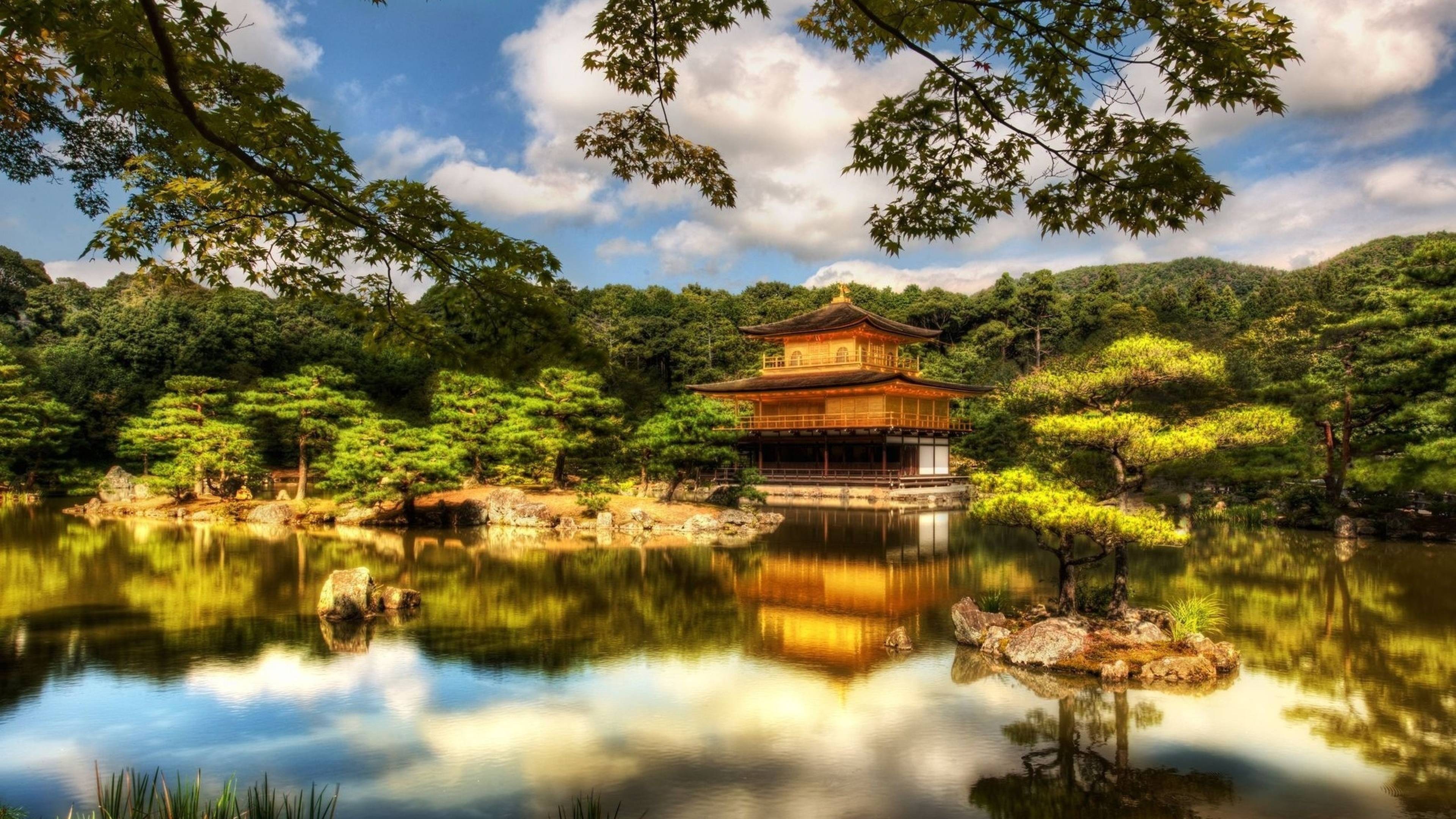 Download Wallpapers 3840x2160 ryoanji zen garden, japan, mirabell