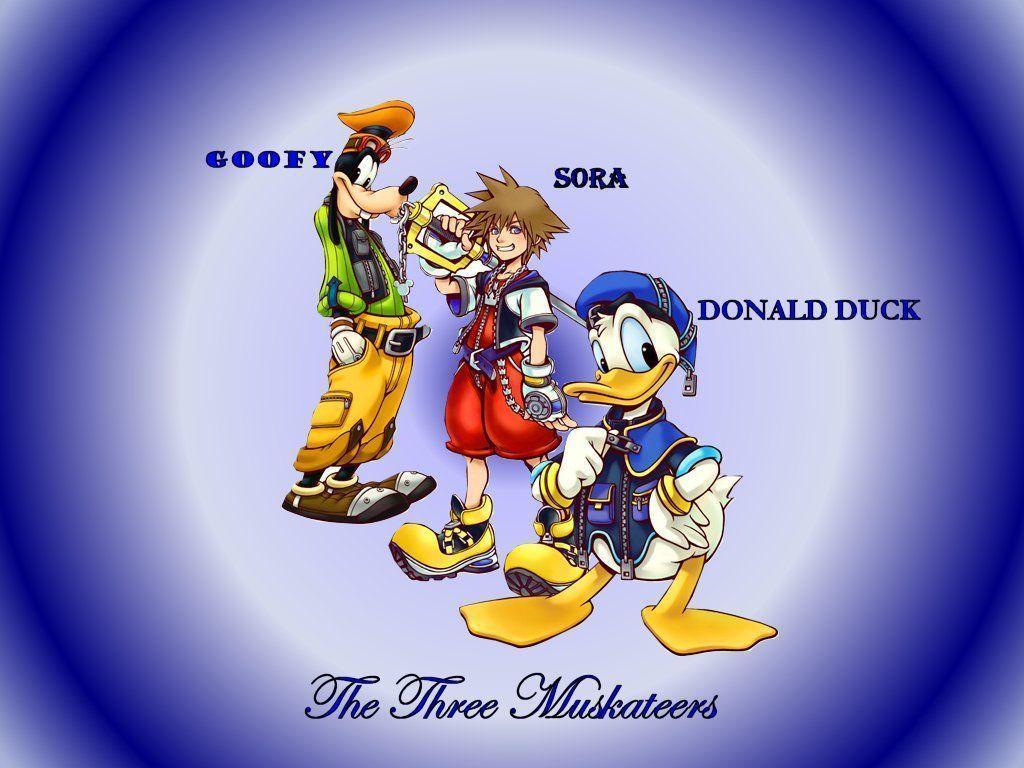Sora Donald Goofy Wallpaper. Kingdom Hearts Wallpaper
